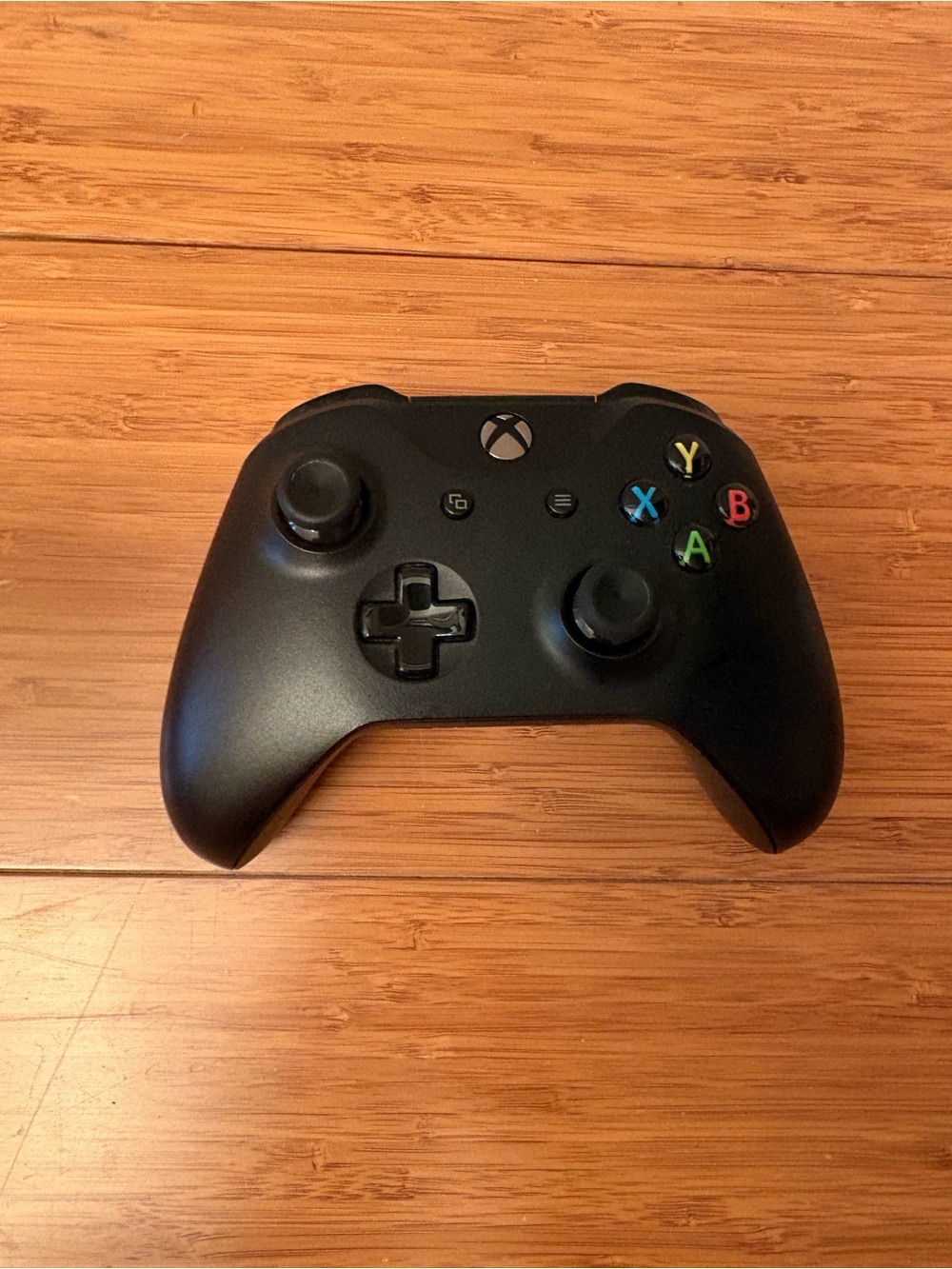 Microsoft Xbox One Wireless Controller Model 1708 Black Ergonomic Plastic